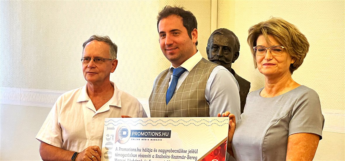 A Promotions.hu nagylelkű adománnyal támogatta a Jósa András Oktatókórház Hematológiai Osztályát, aminek a lap tulajdonosa rengeteget köszönhet