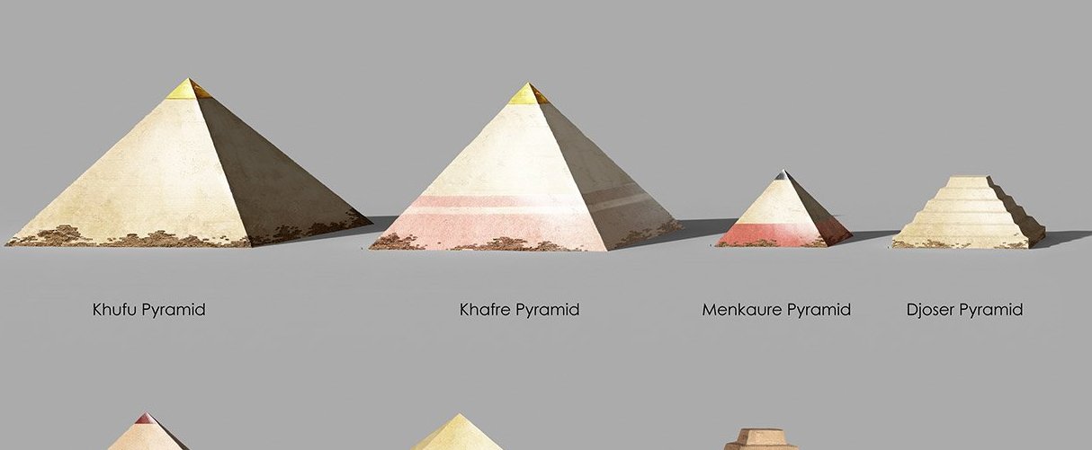 Pyramid Evolution: Here is the evolution of the ancient Egyptian pyramids, which is really baffling to see with scientific eyes