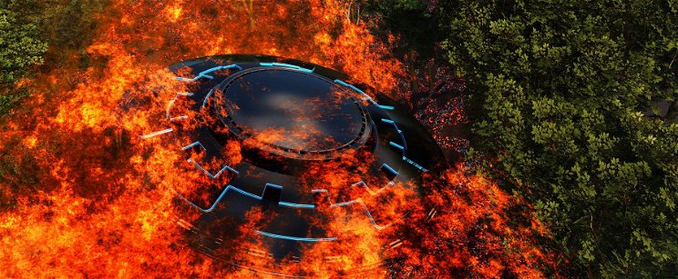 UFO zuhant le a Tisza partján, lángokban állt az egész vidék
