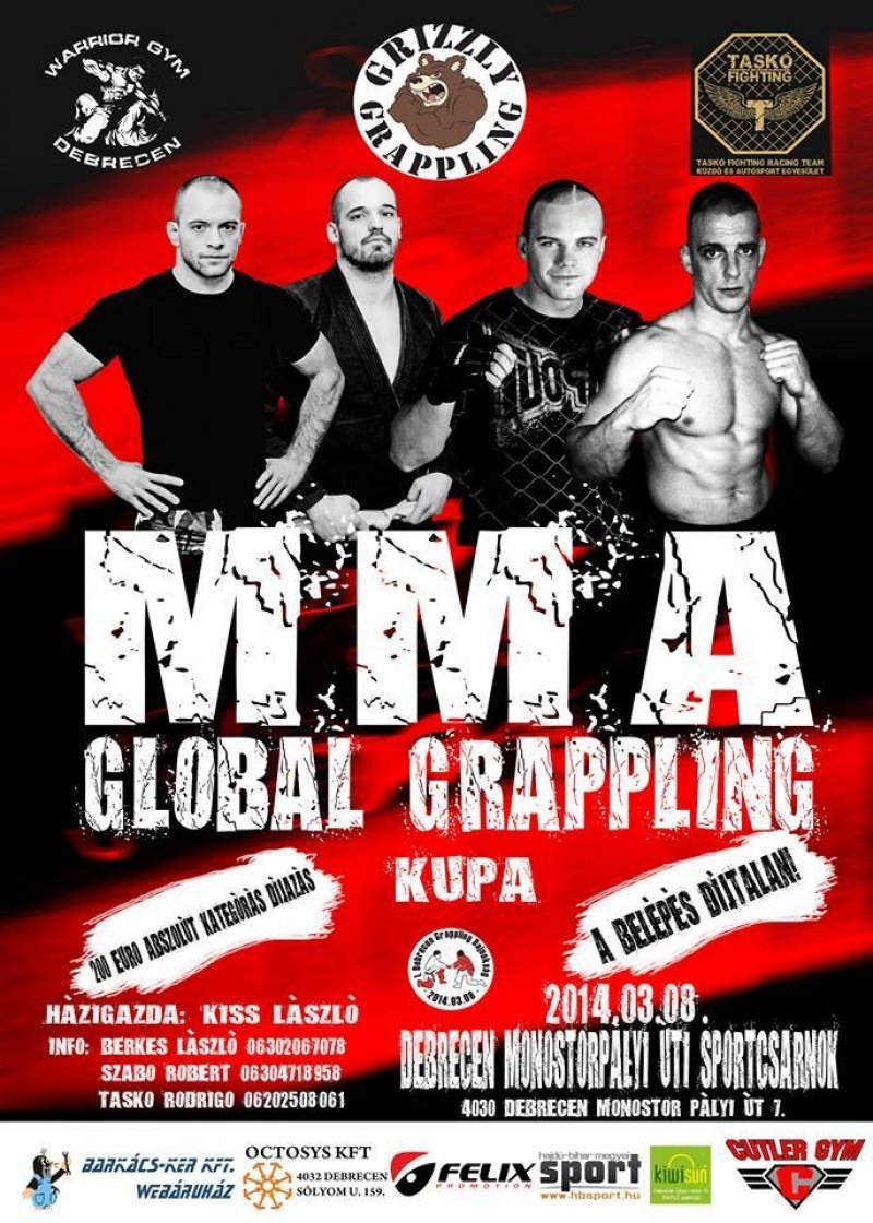 MMA és Global Grappling Kupa Március 8. Szombat