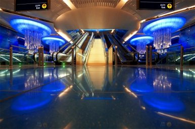 Dubaiban még a metró is luxus