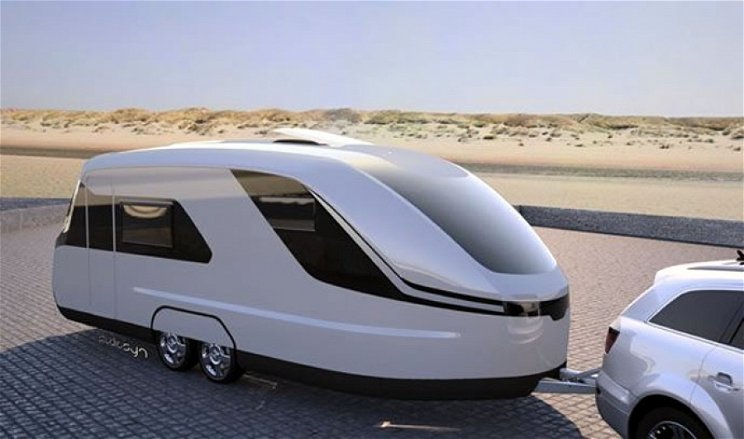 Futurisztikus lakókocsi 200 millióért
