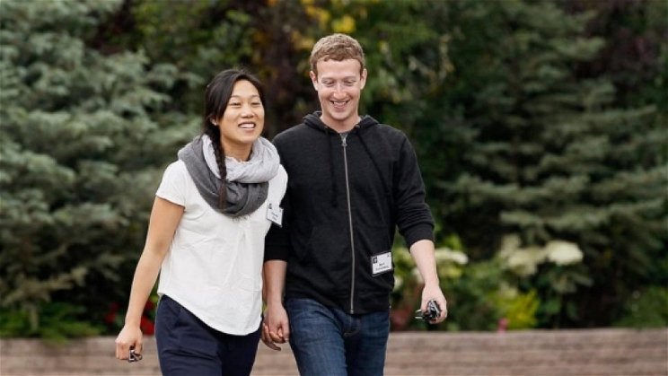 Zuckerberg és neje a jótékonyság mintaképei