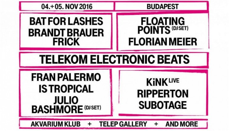 Fantasztikus fellépők a Telekom Electronic Beats Fesztiválon