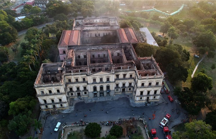 A riói múzeum teljes egyiptomi gyűjteménye elpusztult