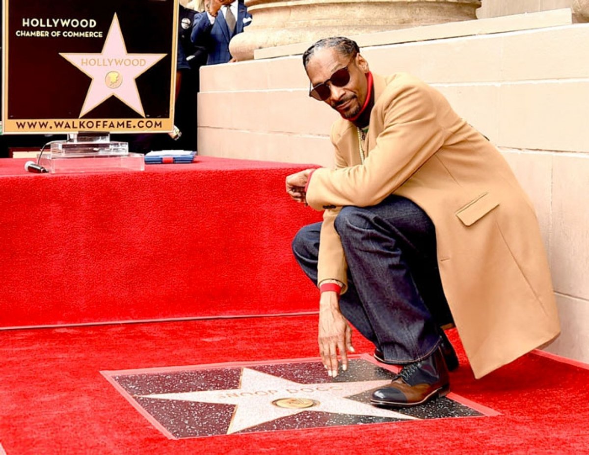 Snoop Dogg magának köszönte meg, hogy hollywoodi csillagot kapott