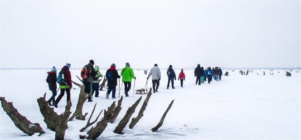 Éljen a nagy hideg! Jégtúrázhatunk szombaton a Tisza-tavon!