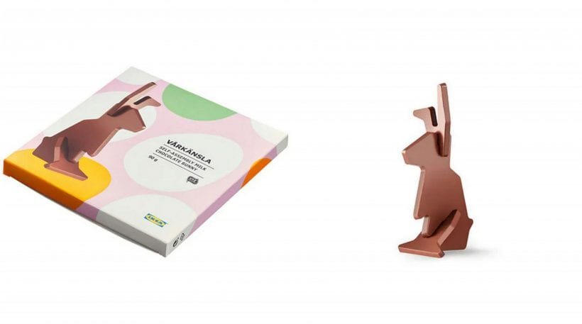 Az IKEA összeszerelhető csokinyulat ad Húsvétra