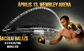 Bacskai Balázs a Wembleyben fog bokszolni