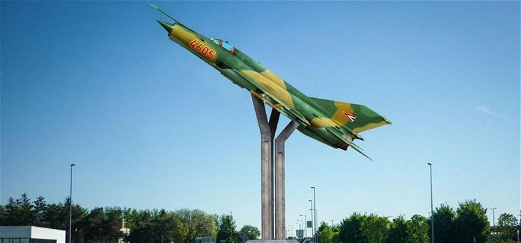 MiG-21-es emlékmű épült Pápán