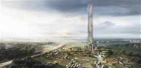 Létavértes méretű városban építik Nyugat-Európa giga-felhőkarcolóját