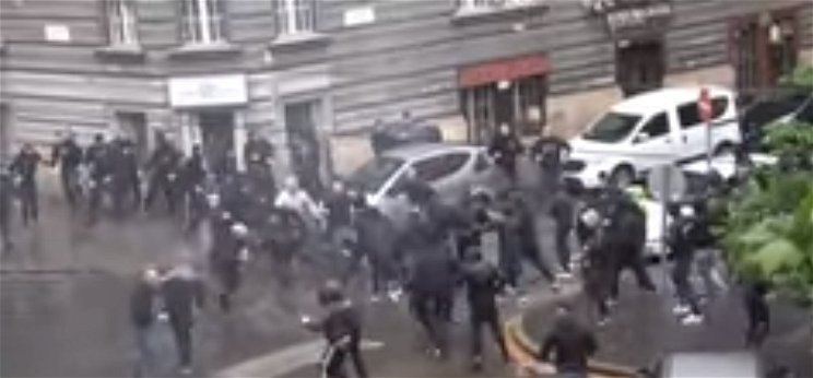 Itt a videó a Fradi-Újpest utcai harcról