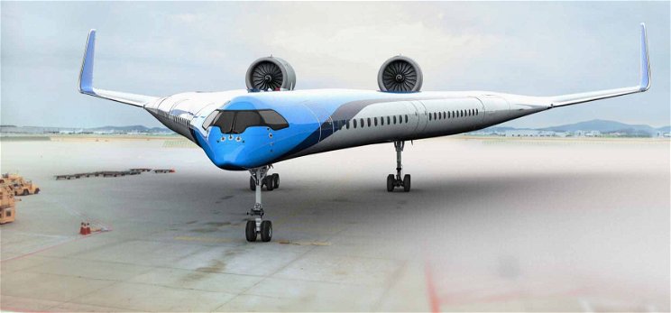Egy diák megtervezte a jövő repülőgépét, a KLM megépíti