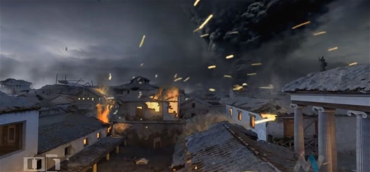 Pompei pusztulása még videós animáción is hátborzongató