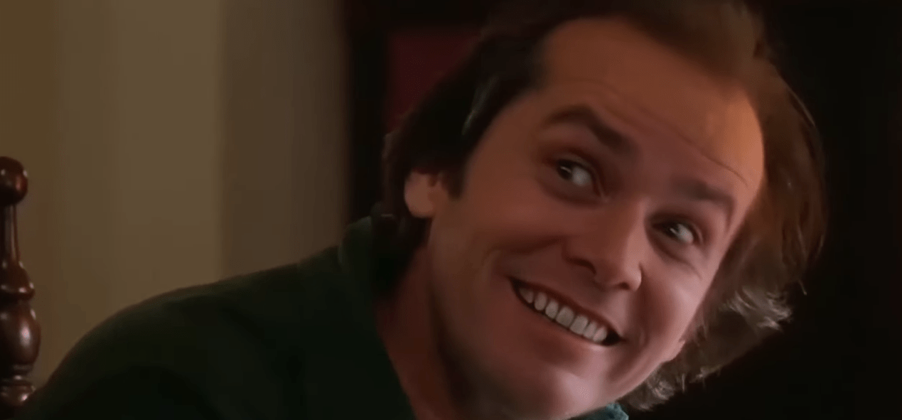 Jack Nicholson arcát kicserélték Jim Carrey-re a Ragyogásban