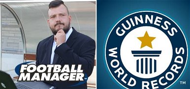 Egy focirajongó új Guinness-rekordot állított fel a Football Managerben