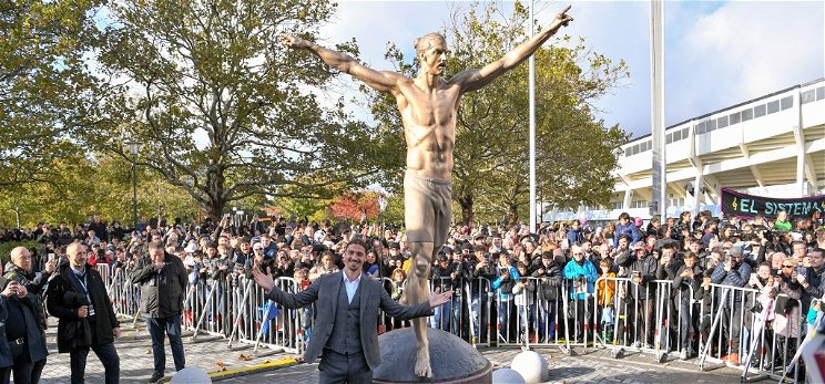 Szülővárosában avatták fel Zlatan Ibrahimovic szobrát