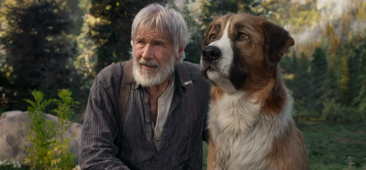 Harrison Ford egy számítógépes kutyával kalandozik