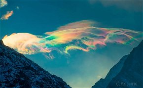 Jégkristály felhők jelentek meg a szibériai hegyekben – fotók