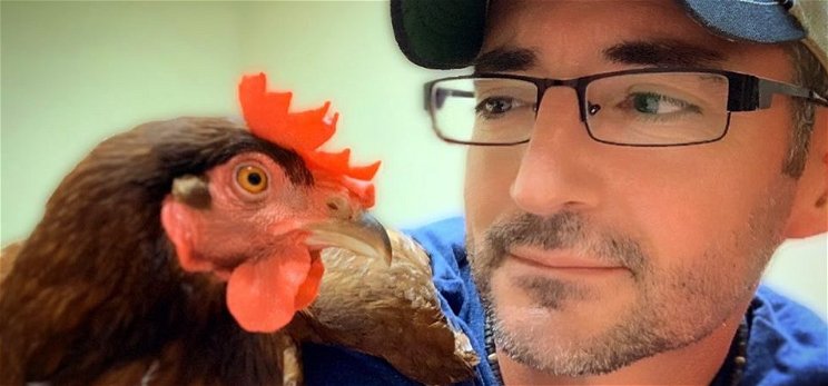 Egy férfi öszekötötte az életét egy igazi csirkével, együtt fürdenek, együtt hálnak – videó