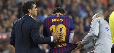 Lionel Messi megsérült, gondban a Barcelona
