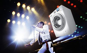 Ilyen se volt még: mosógéppel adják elő a Bohemian Rhapsodyt