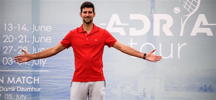 Saját tornáján lett koronavírusos Novak Djokovic