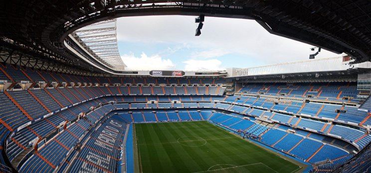 Így még valószínűleg sosem láttad a Real Madrid stadionját