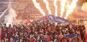 Így ünnepelte a Liverpool a bajnoki címét – videó