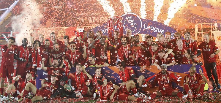 Így ünnepelte a Liverpool a bajnoki címét – videó