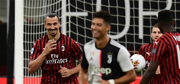 A 38 éves Zlatan Ibrahimovic történelmet írt az olasz bajnokságban