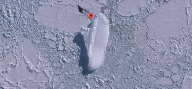 Titokzatos „jéghajót” találtak az Antarktiszon? – videó
