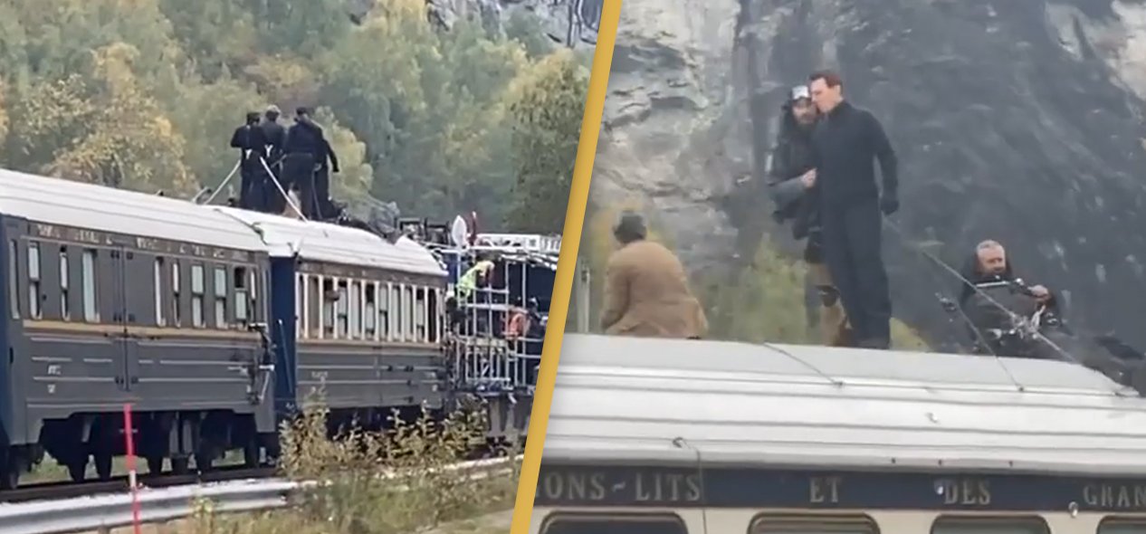 Autóval haladtak az úton, majd Tom Cruise egy vonat tetejéről integetett nekik – videó