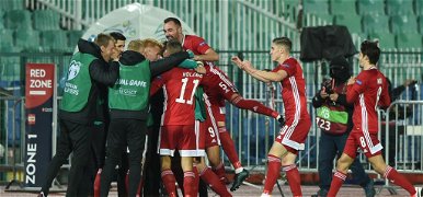 Győzött a válogatott Bulgáriában, már csak egy lépésre az Európa-bajnokság