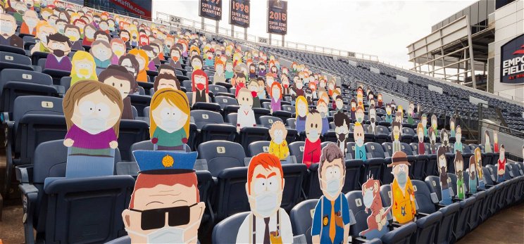 A South Park teljes szereplőgárdája a helyszínen „szurkolt” a Denver Broncosnak