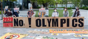 A japánok az olimpia megrendezése ellen tüntetnek