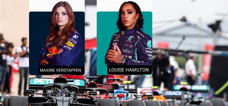 Ettől kifekszel: elkészítették az F1-es mezőny női változatát!