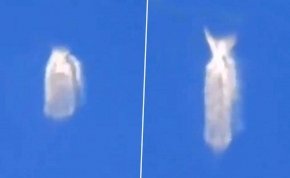 Szellem, vagy UFO?! A repülőgép utasai majdnem szívinfarktust kaptak! - videó