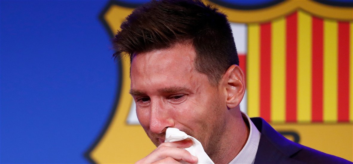 Lionel Messi a PSG-vel kötött szerződésével fogja törölgetni a könnyeit