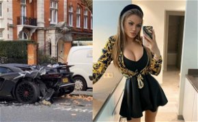 Ripityára tört az orosz modell Swarovski kristályokkal díszített sportkocsija