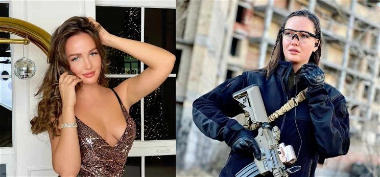 Fegyvert fogott az ukrán szépségkirálynő is, hogy leszámoljon az orosz megszállókkal