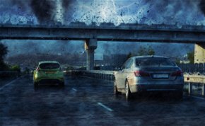 Brutális videó: egy villám belecsap egy autóba, nem fogod kitalálni, mi történik utána