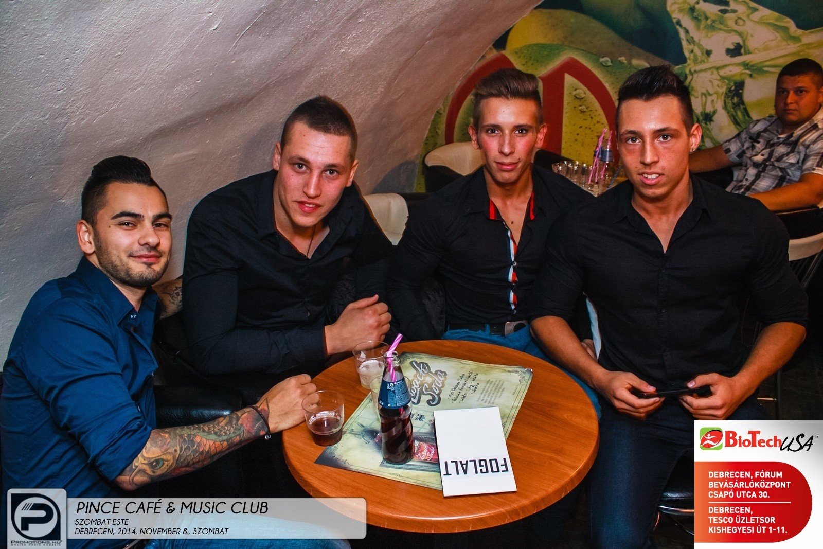 DEBRECEN, PINCE CAFÉ & MUSIC CLUB - 2014. NOVEMBER 8., SZOMBAT
