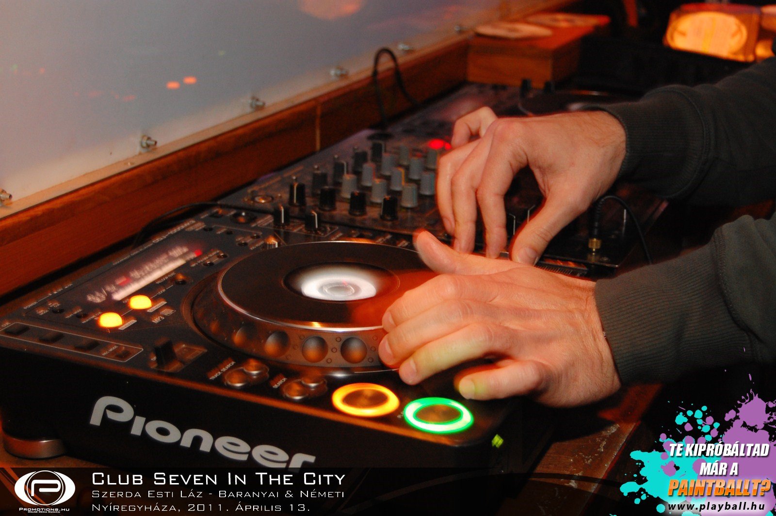 Nyíregyháza, Club Seven In The City - 2011. Április 13. Szerda