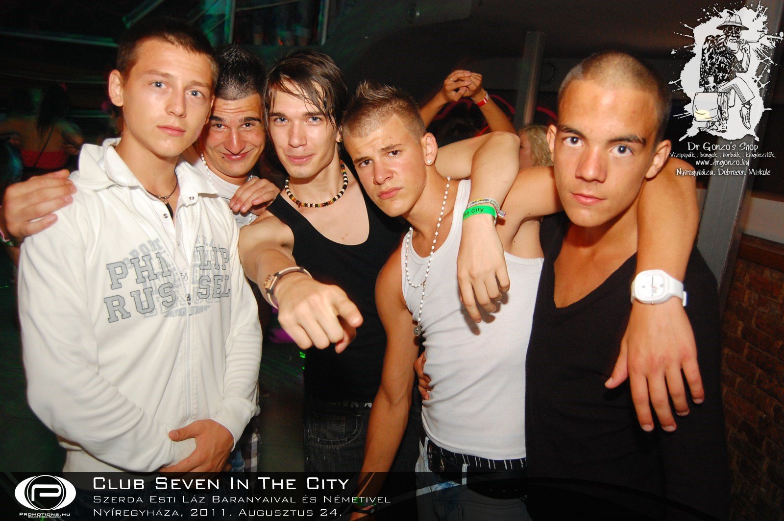 Nyíregyháza, Club Seven In The City - 2011. Augusztus 24. Szerda