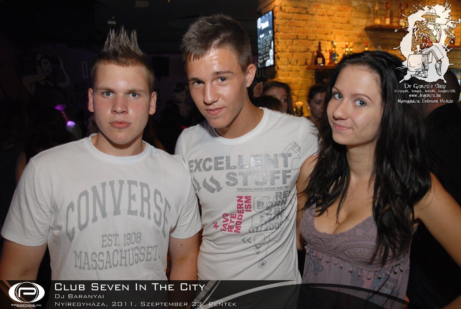 Nyíregyháza, Club Seven In The City - 2011. Szeptember 23. Péntek
