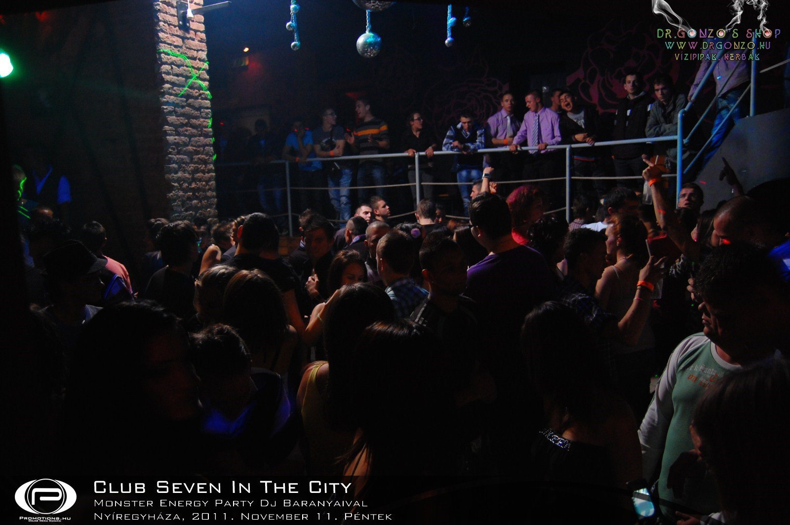 Nyíregyháza, Club Seven In The City - 2011. November 11. Péntek