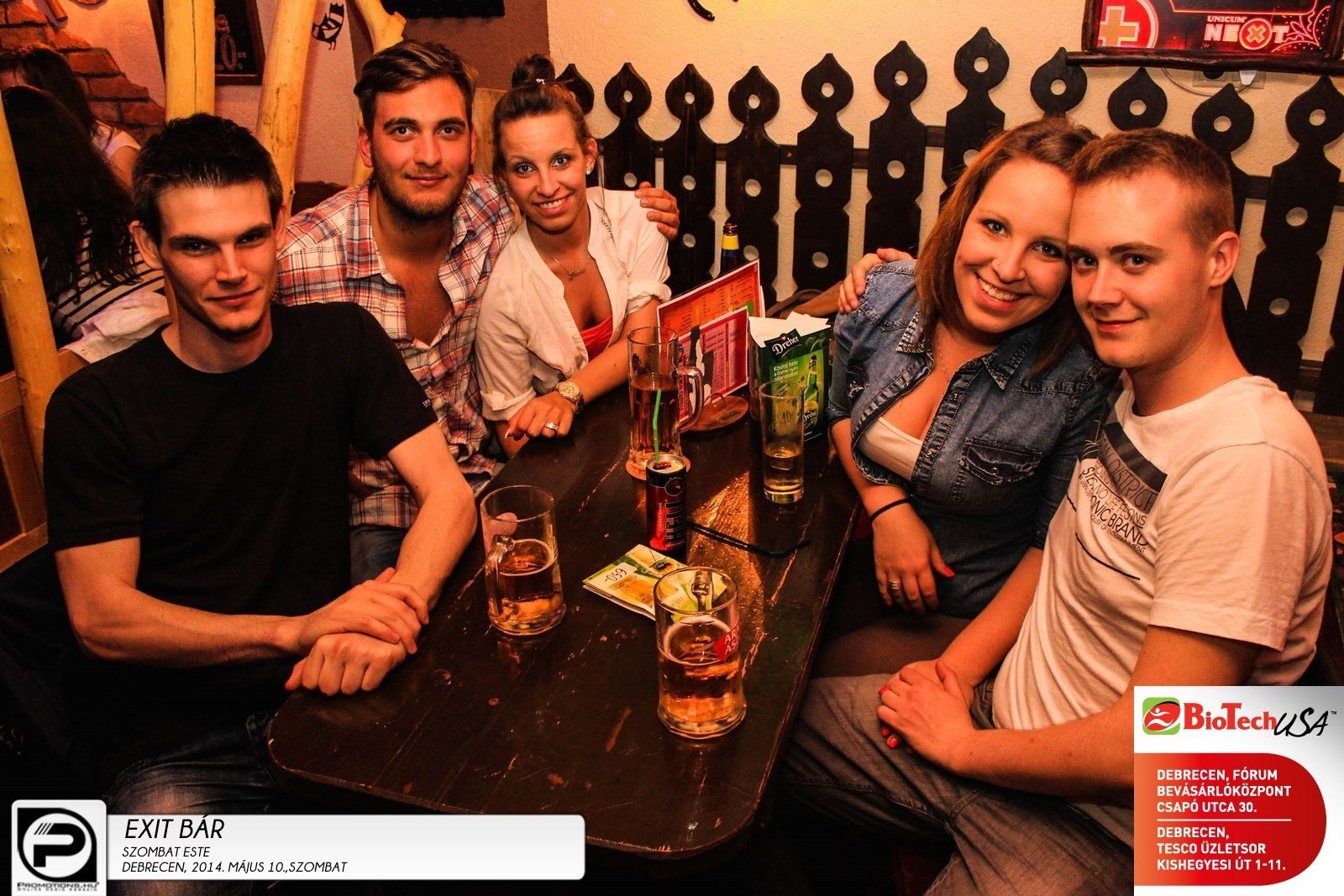 Debrecen, Exit Bar- 2014. május 10., szombat este