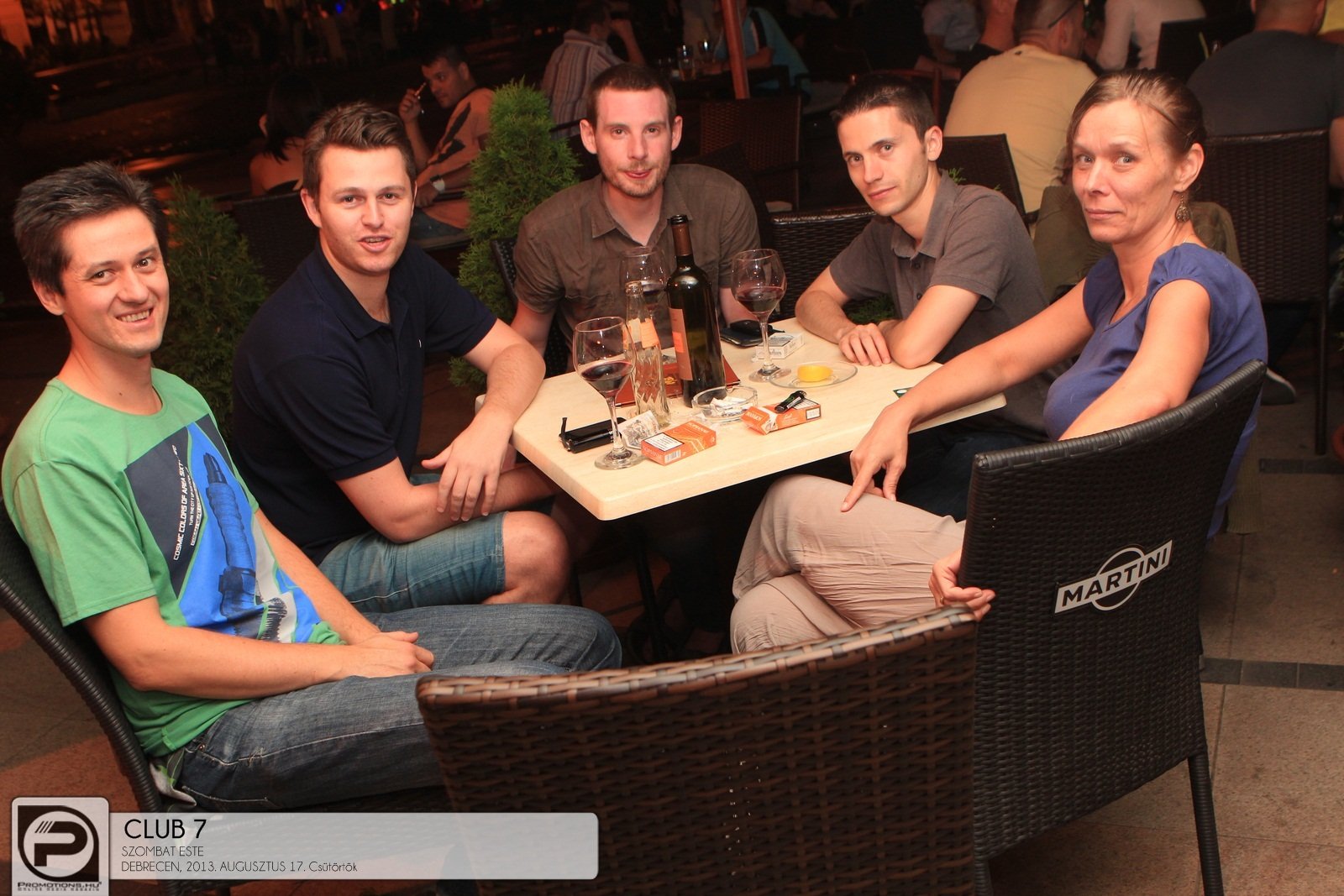 Debrecen, Club 7, 2013. augusztus 17. Szombat 