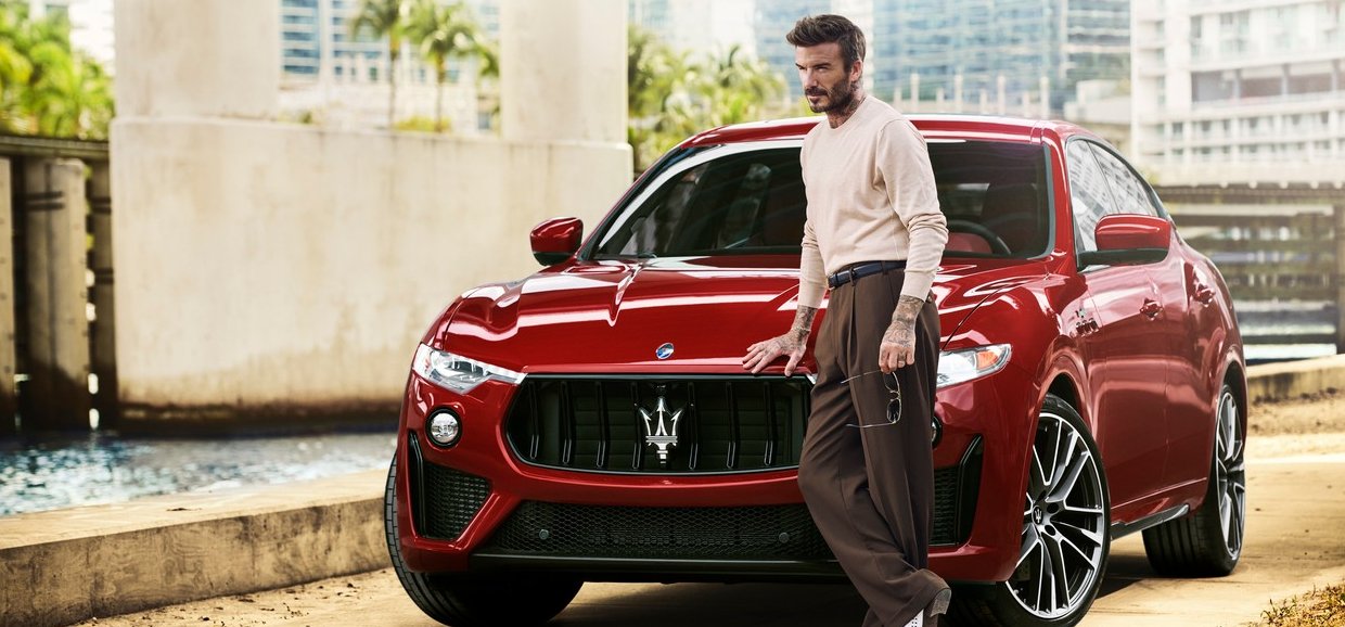 David Beckham a Maserati új márkanagykövete
